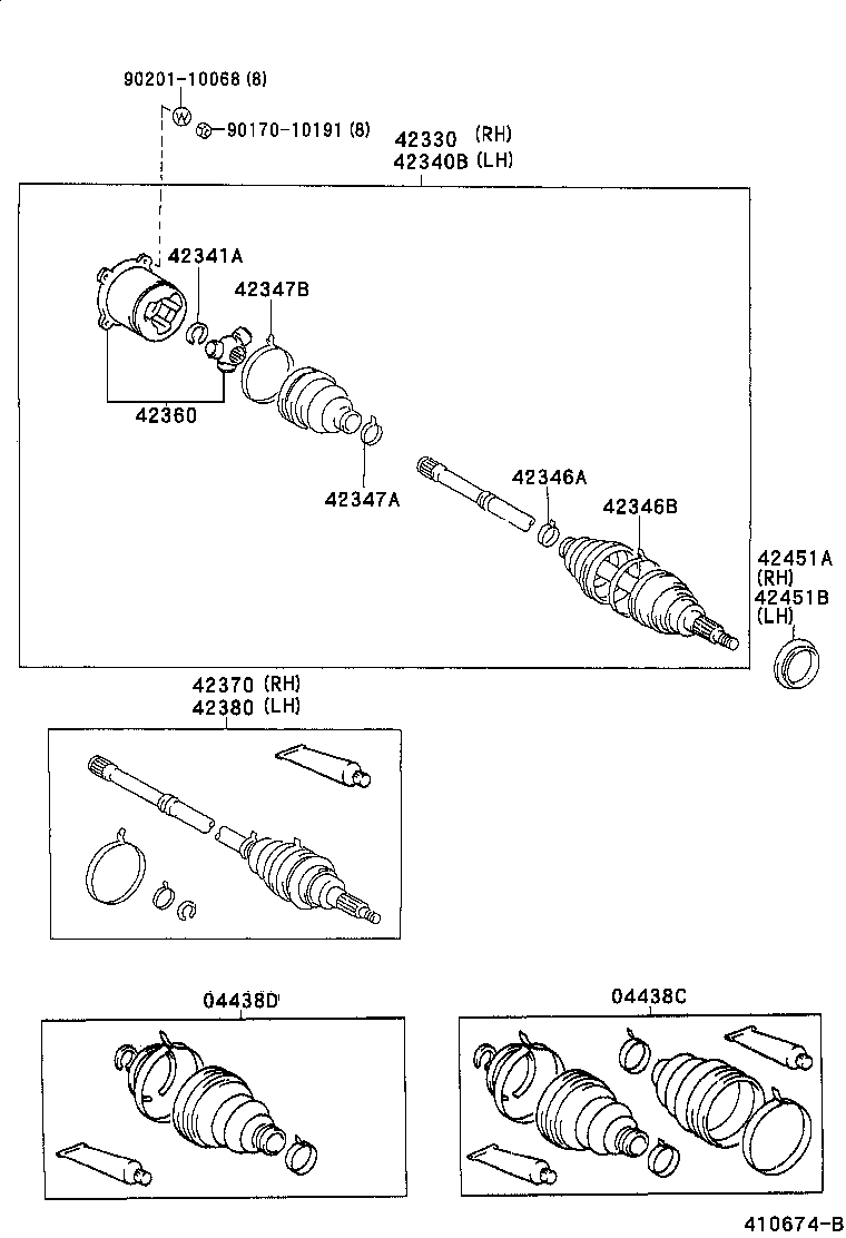 Rear Axle Shaft Hub