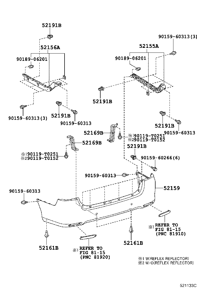 Rear Bumper & Bumper Stay