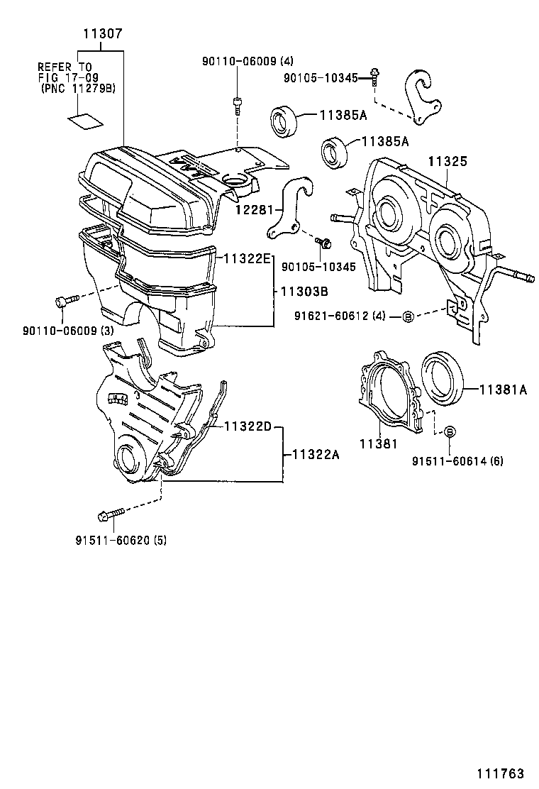 Timing Gear Cover & Rear End Plate