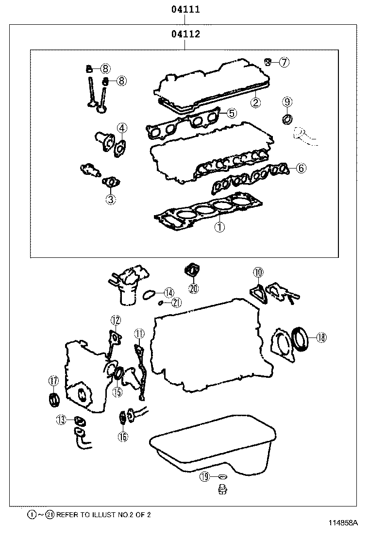 Engine Overhaul Gasket Kit