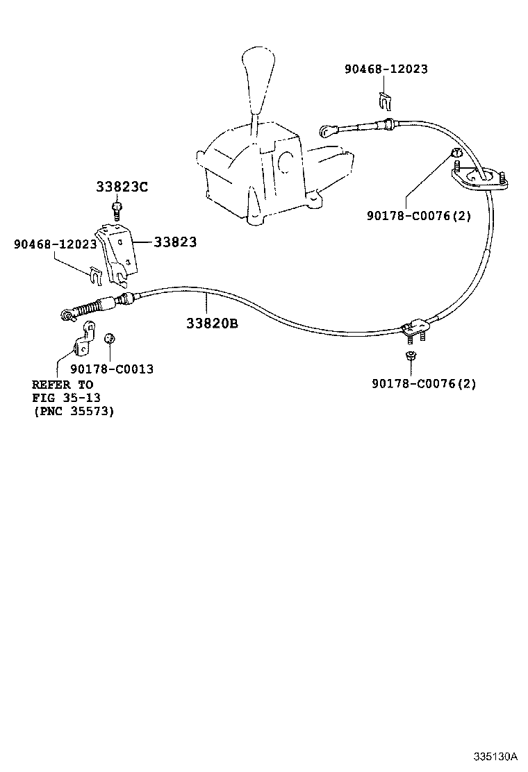Shift Lever & Retainer