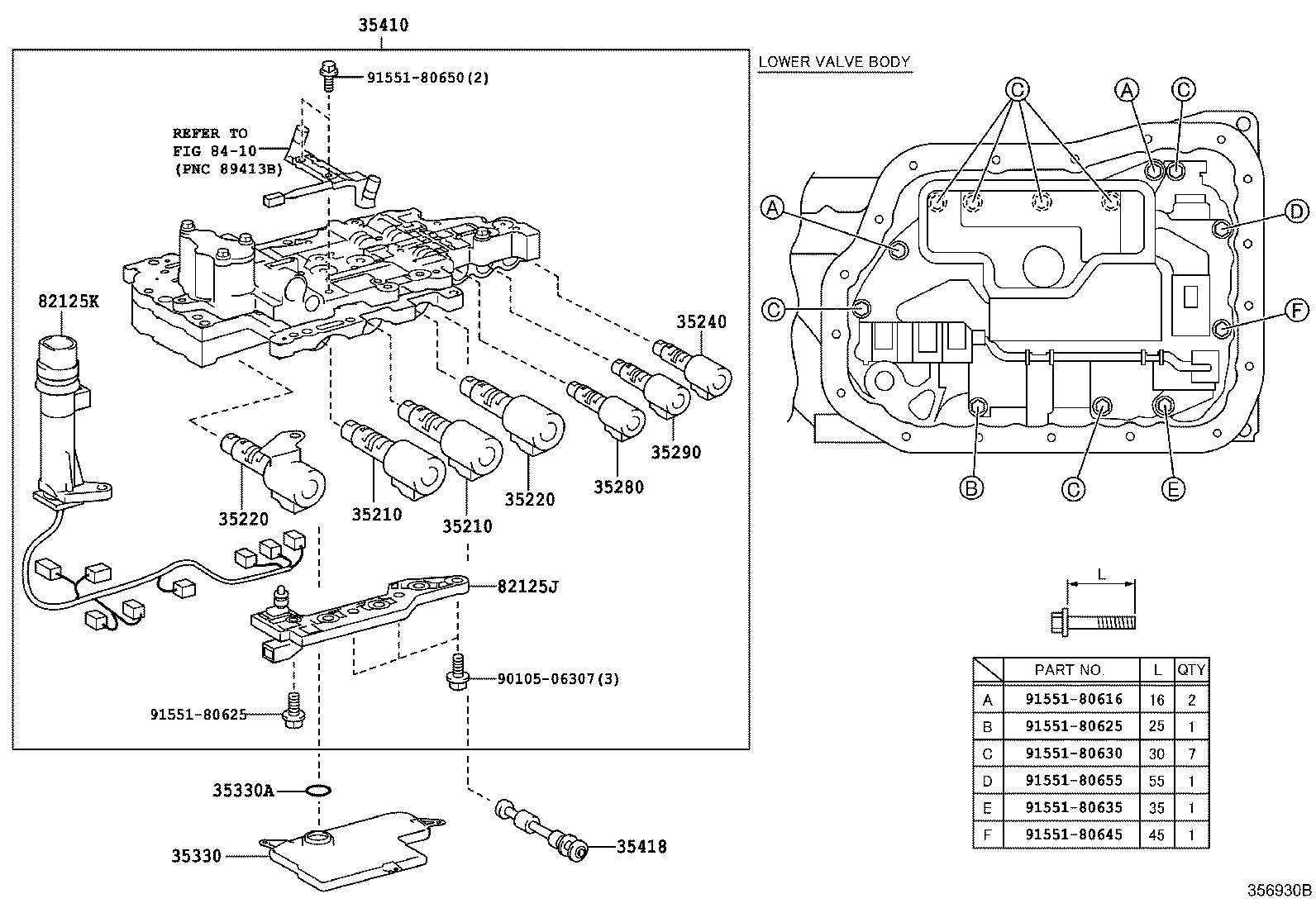 Valve Body Oil Strainer