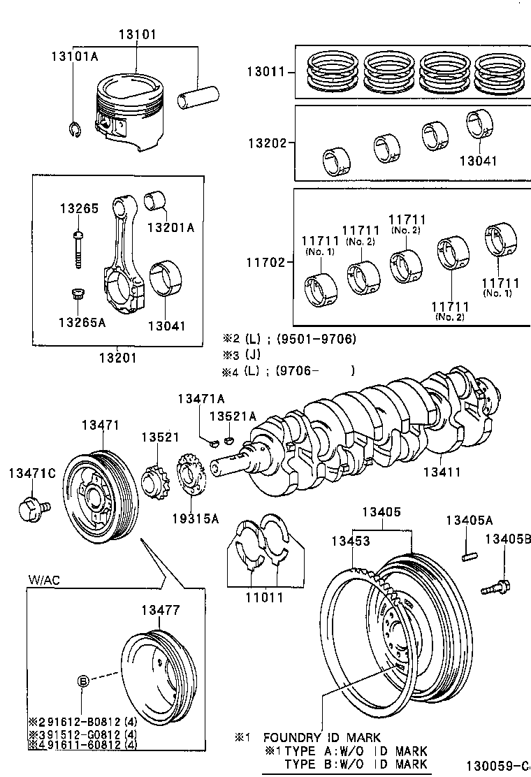 Cigüeñal y pistón