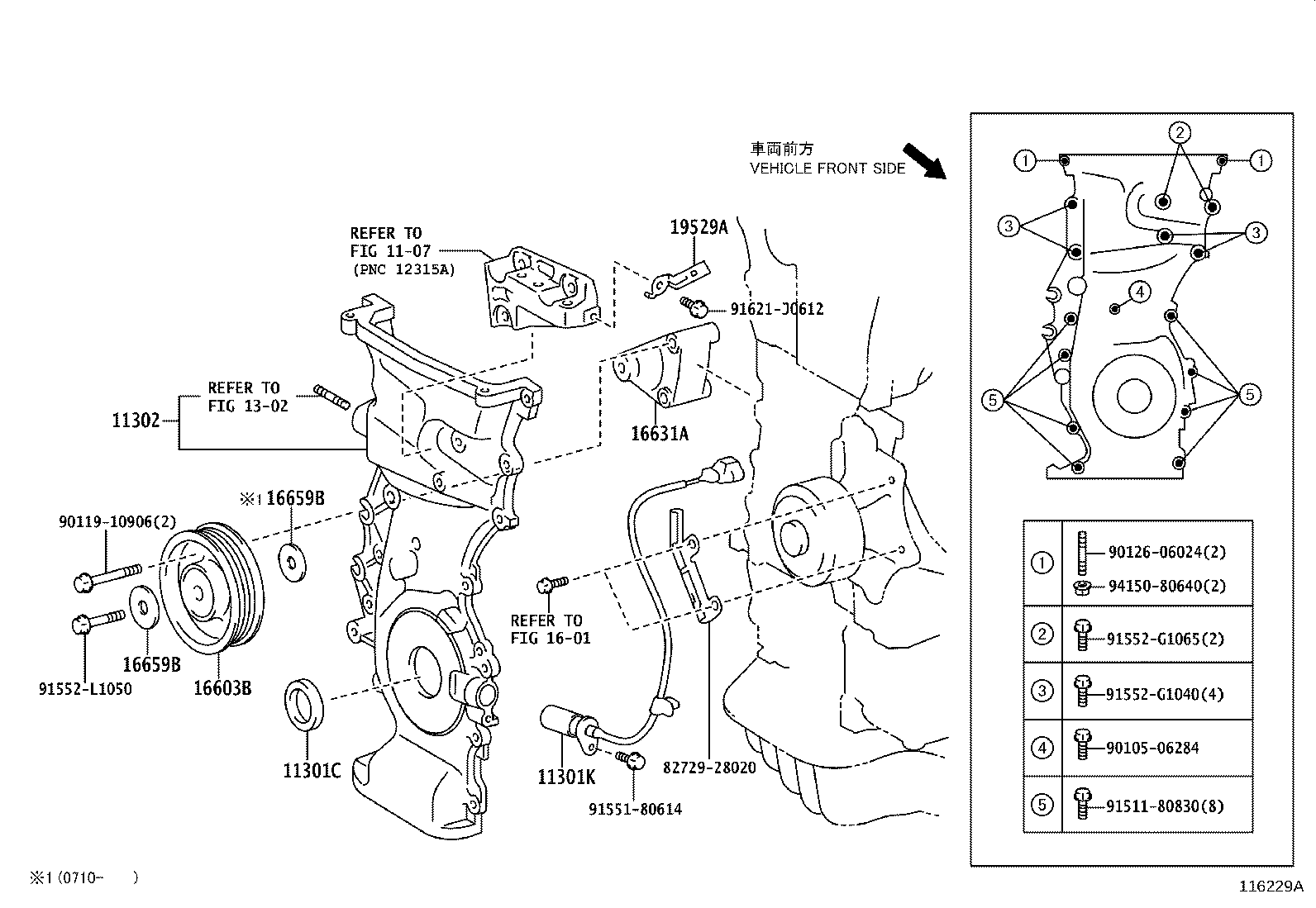 Timing Gear Cover & Rear End Plate