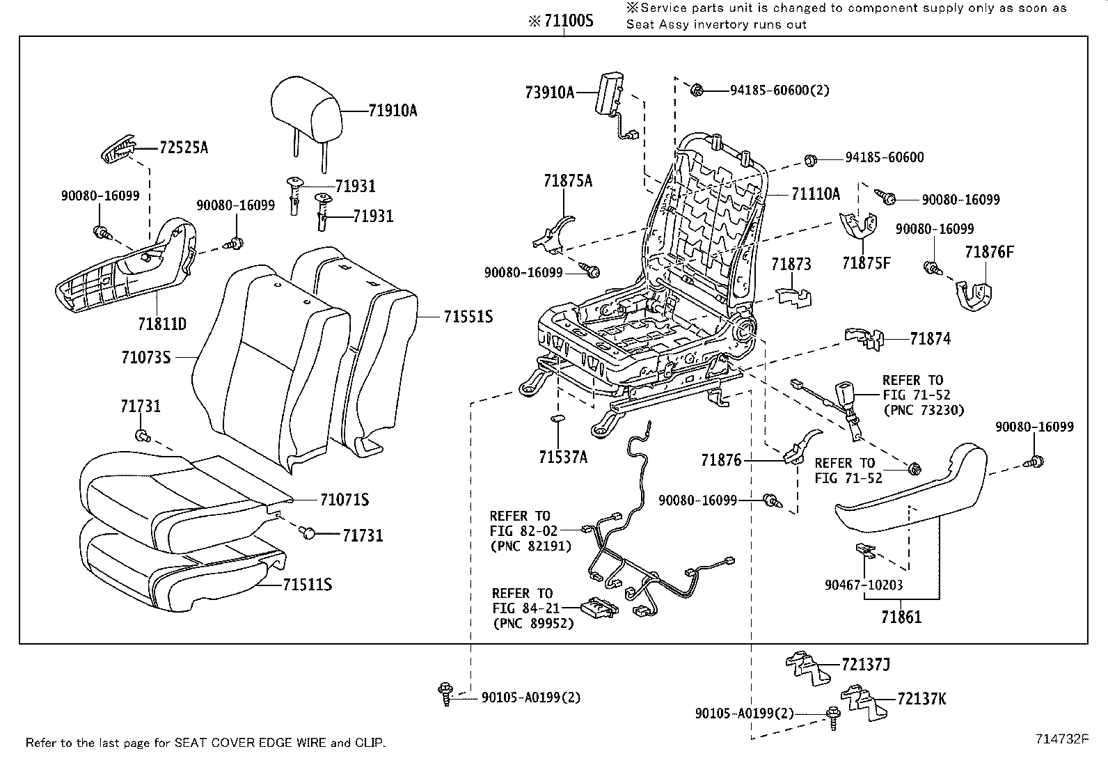 Asiento y pista del asiento