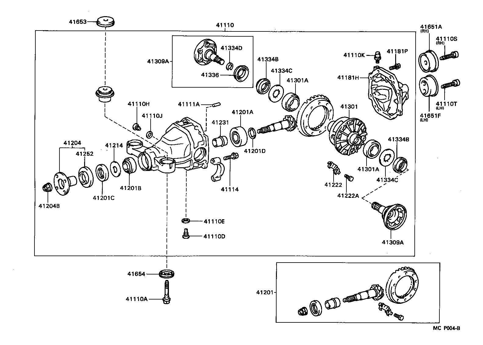 Rear Axle Housing Differential