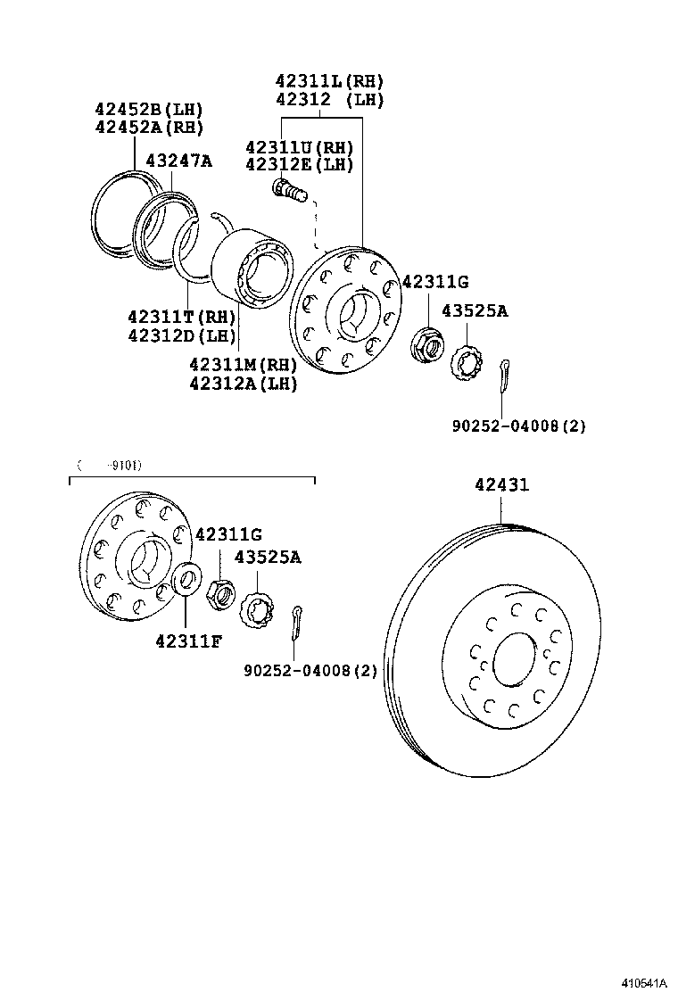 Rear Axle Shaft Hub