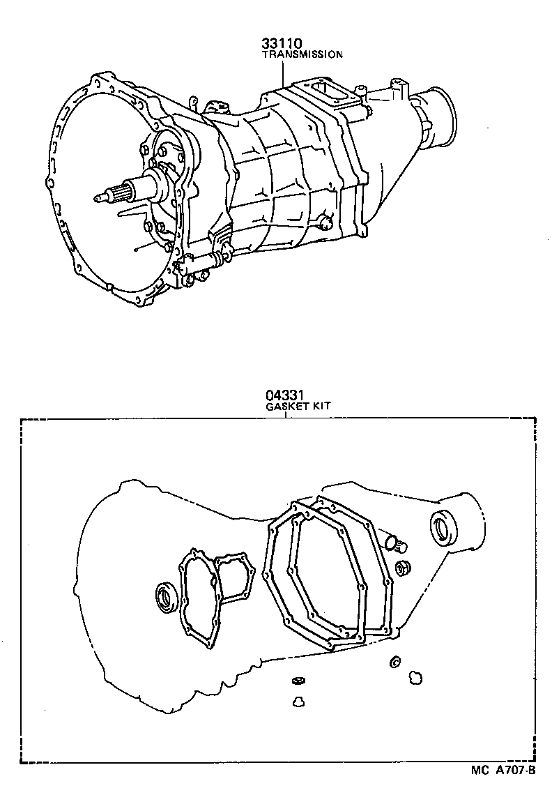 Transaxle Or Transmission Assy & Gasket Kit