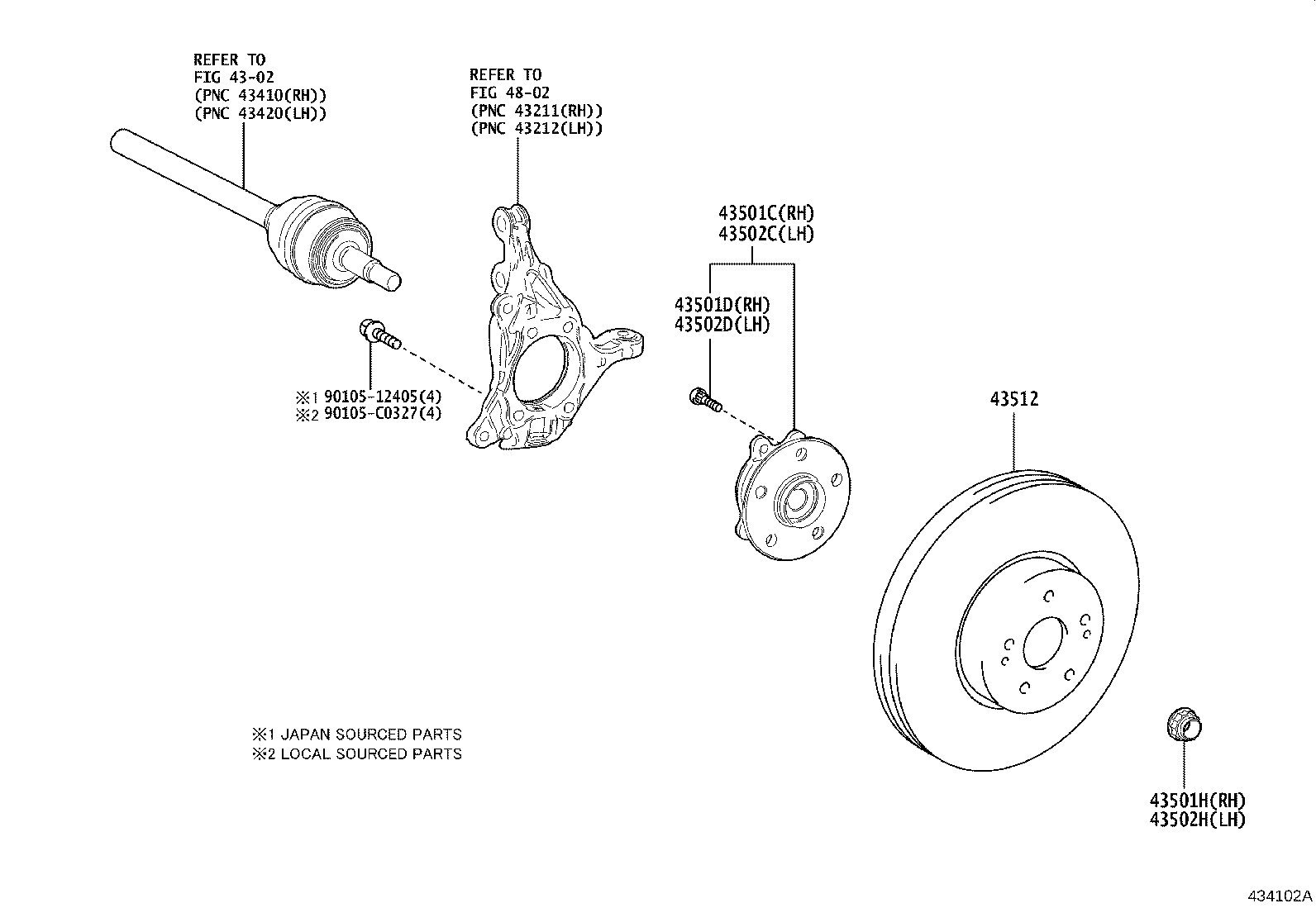 Front Axle Hub