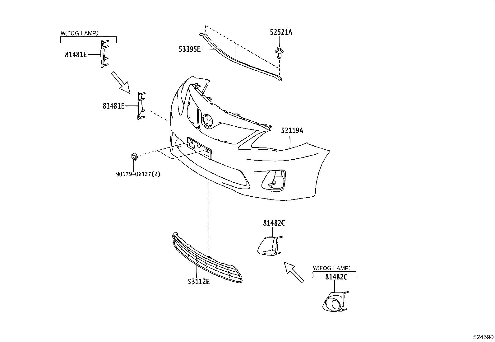 Front Bumper Bumper Stay