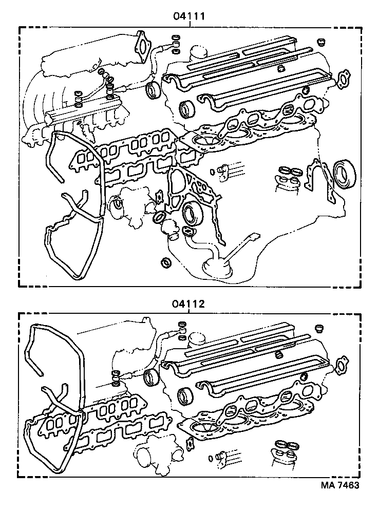 Engine Overhaul Gasket Kit