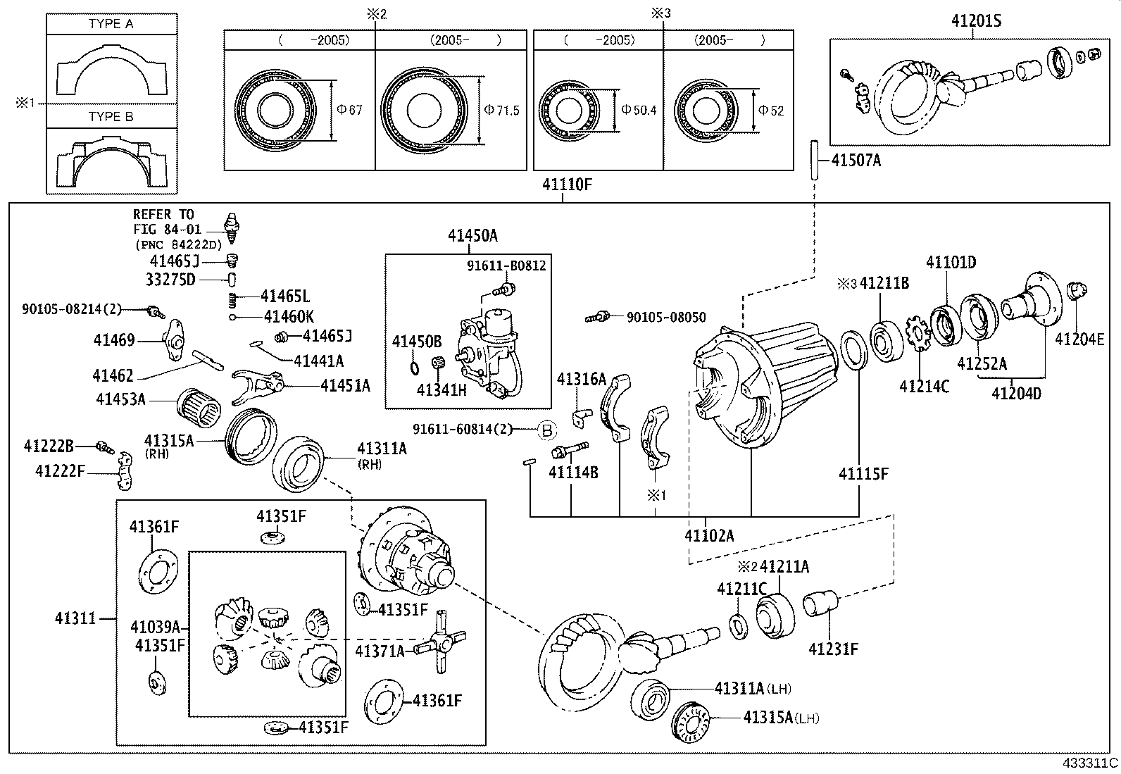Front Axle Housing & Differential