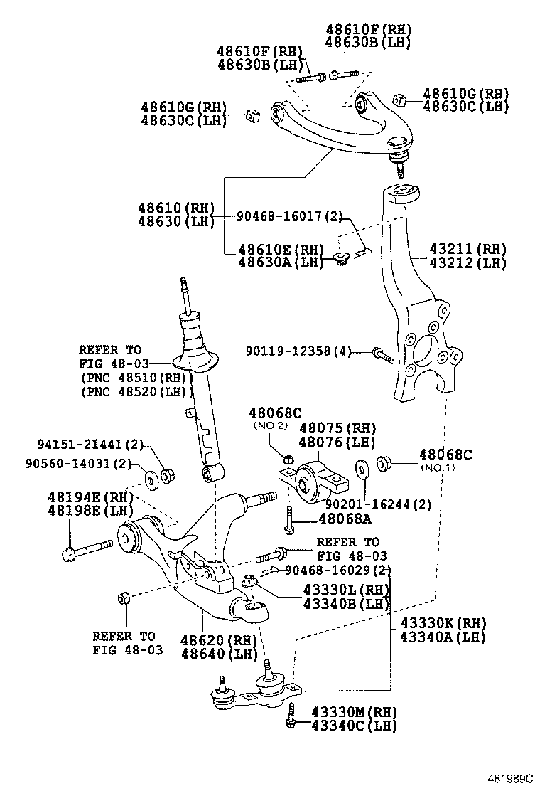 Front Axle Arm Steering Knuckle