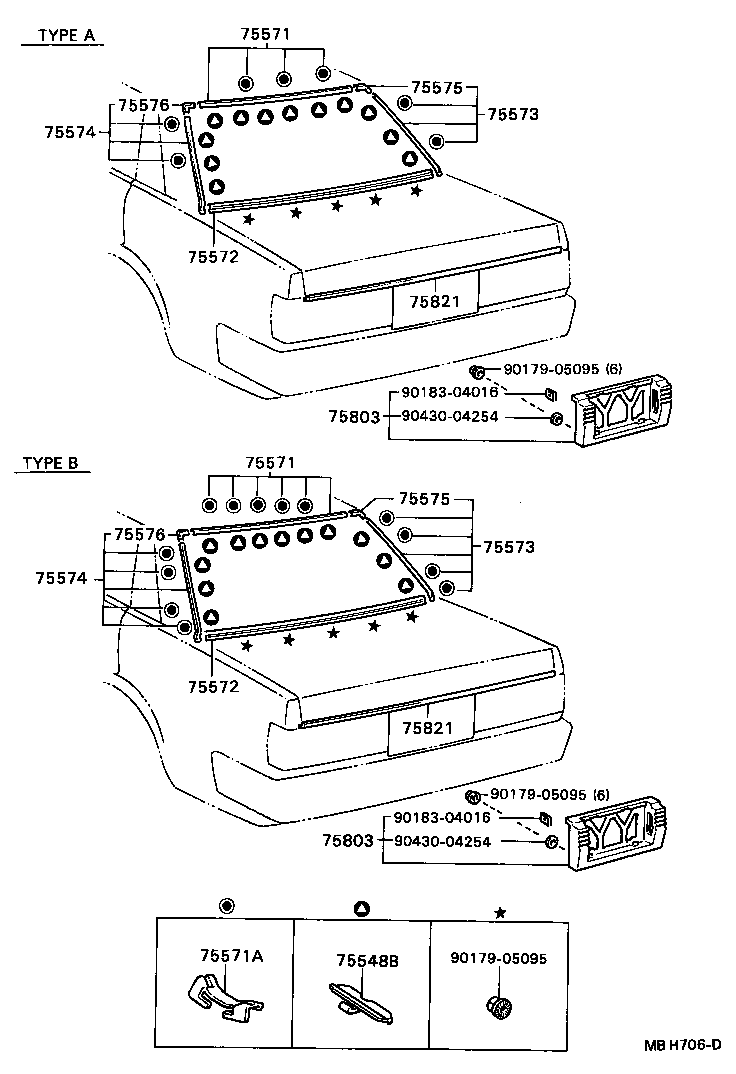 Rear Moulding