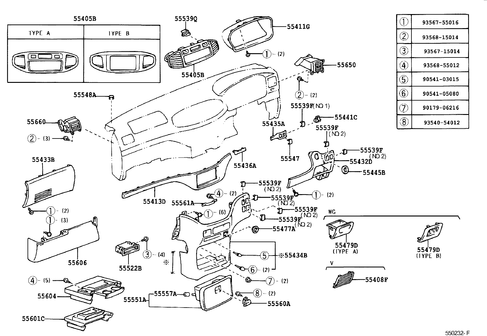 Instrument Panel Glove Compartment