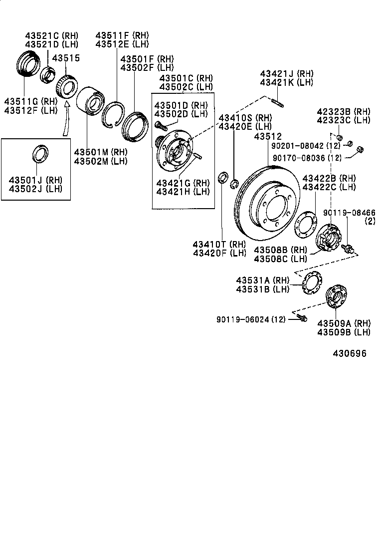 Front Axle Hub