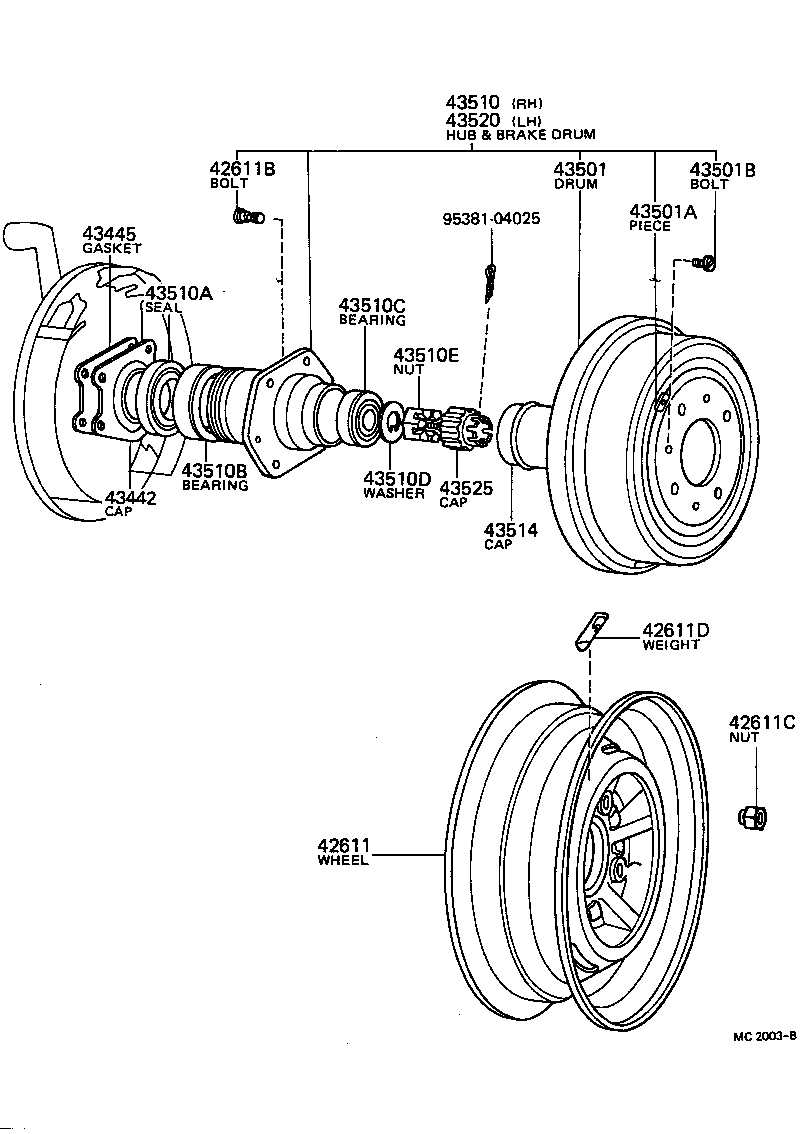 Front Axle Hub