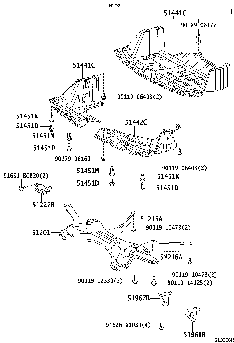 Suspension Crossmember & Under Cover