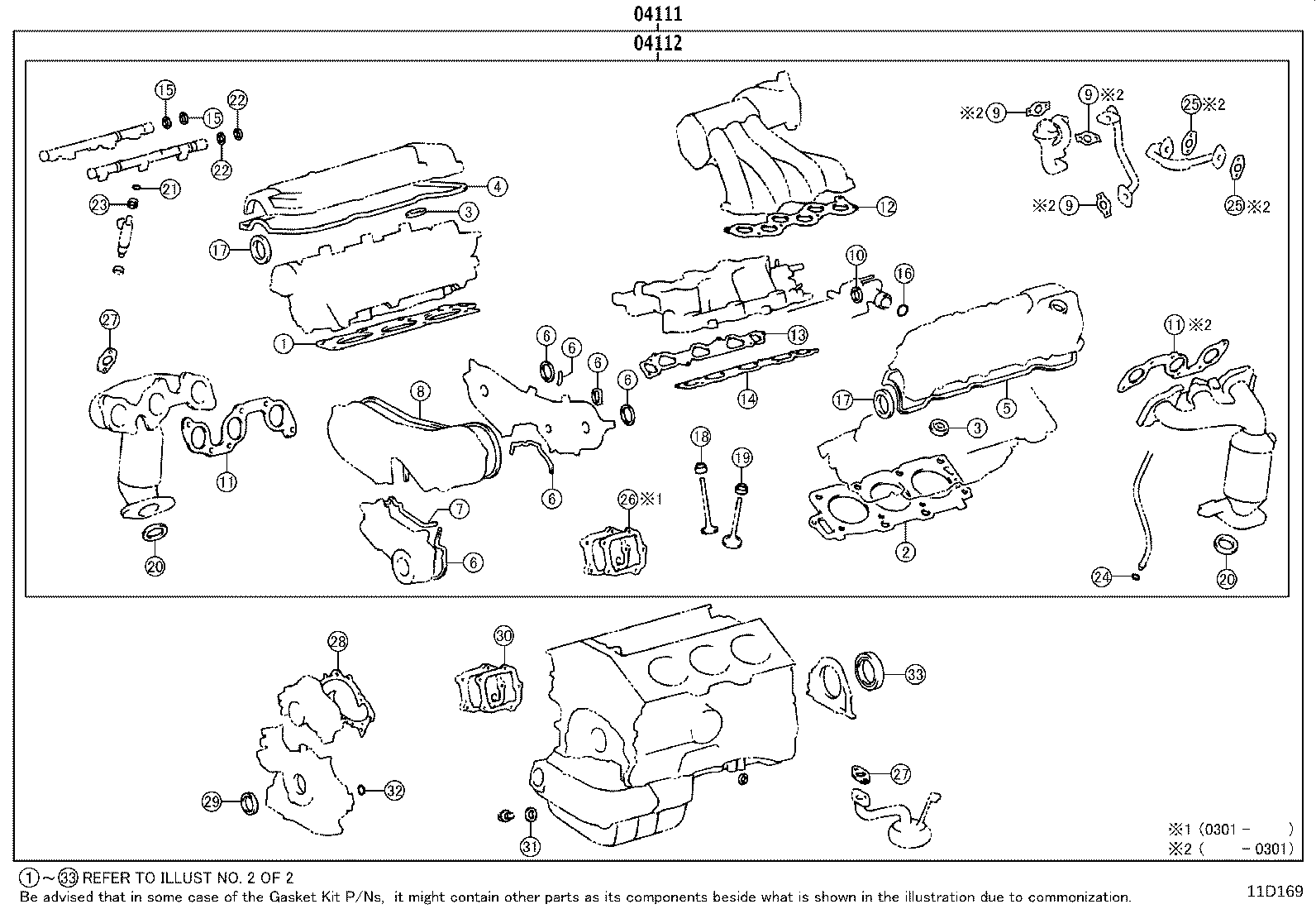 Engine Overhaul Gasket Kit