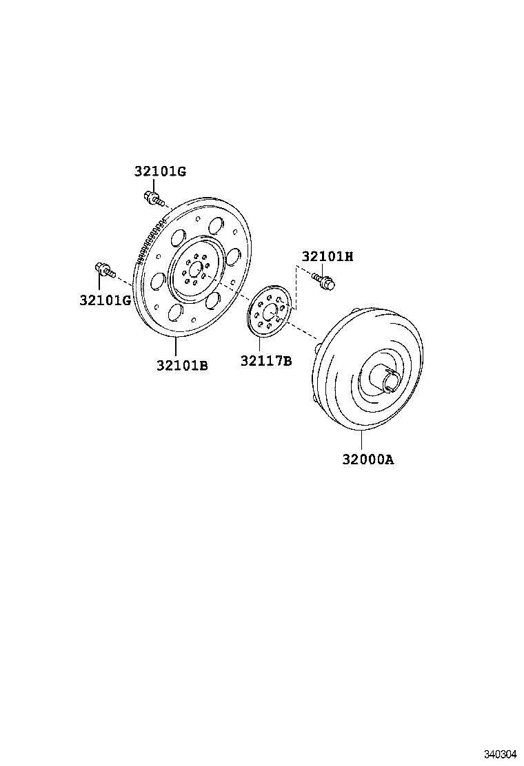Torque Converter Front Oil Pump