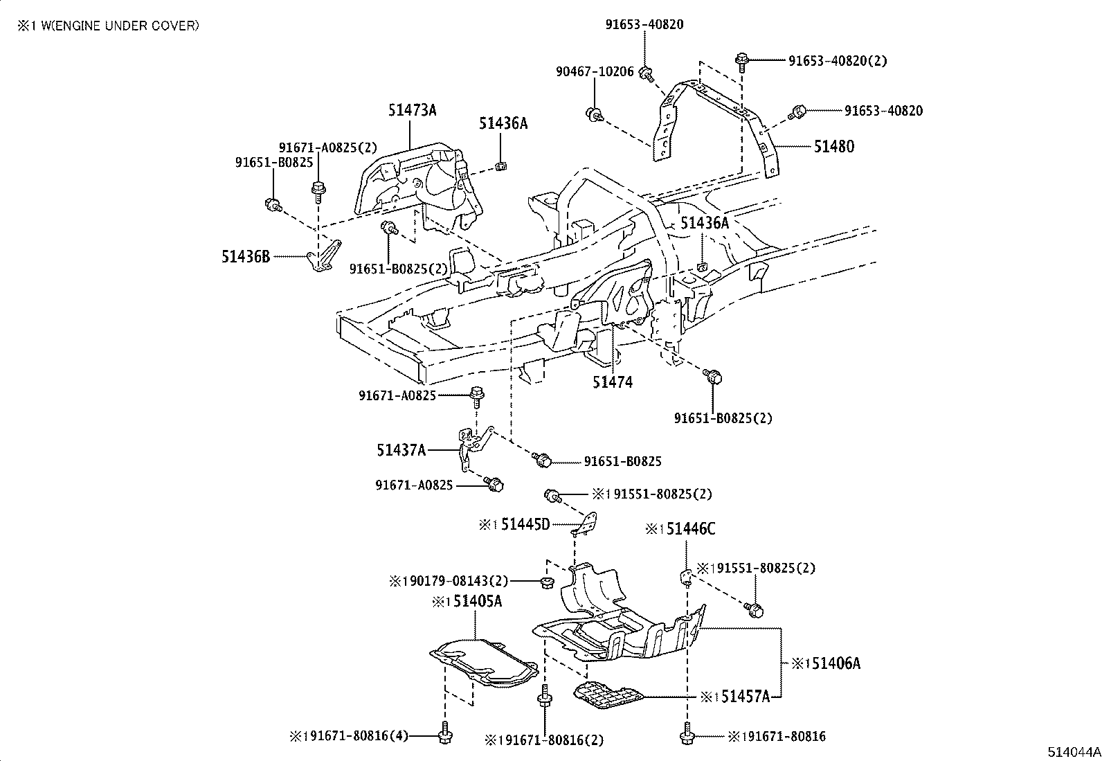 Suspension Crossmember & Under Cover