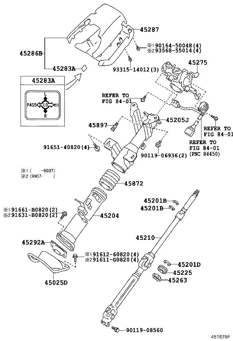 Steering Column & Shaft