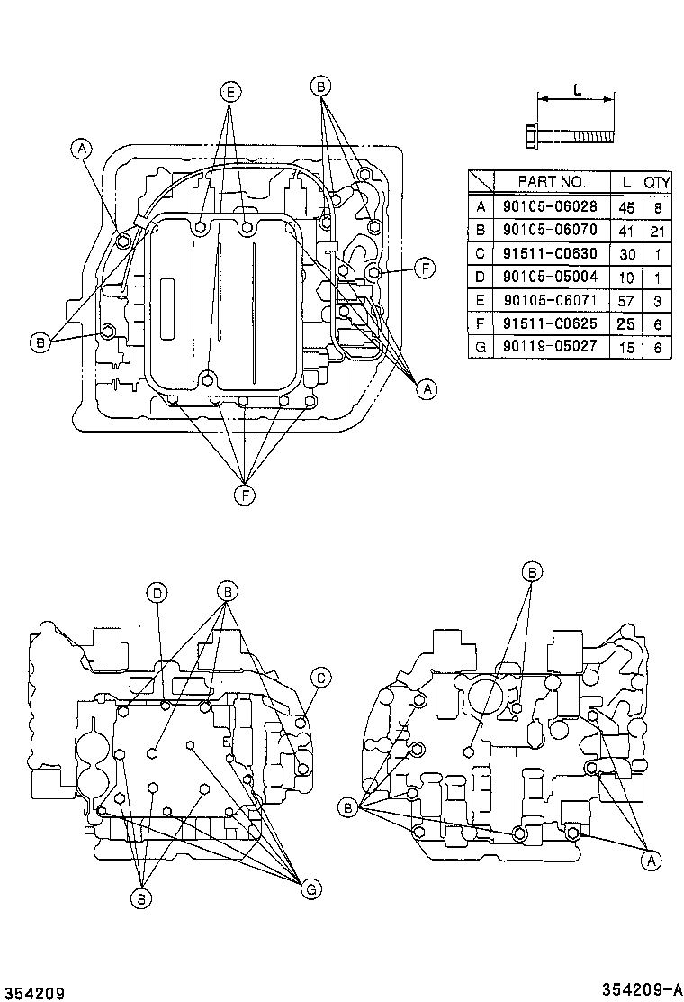 Valve Body Oil Strainer