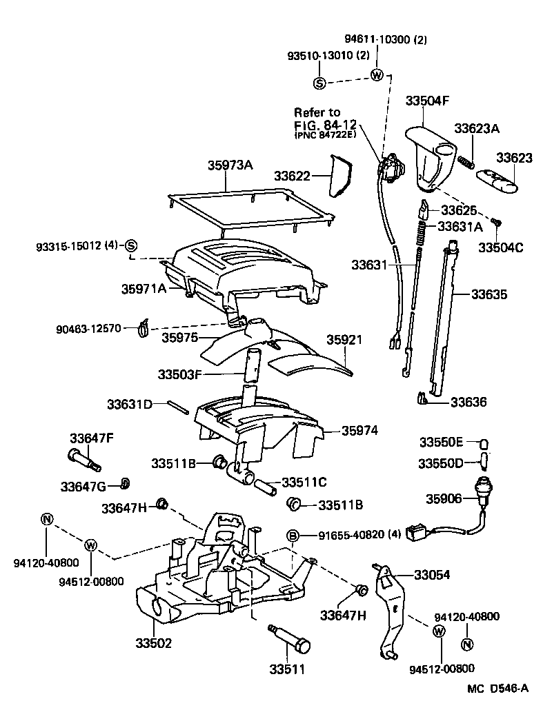 Shift Lever & Retainer