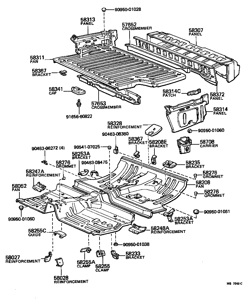 Floor Pan & Lower Back Panel