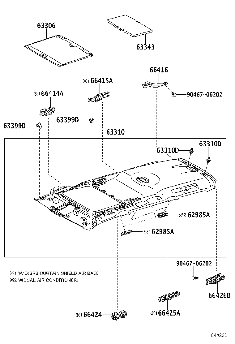 Headlining & Silencer Pad