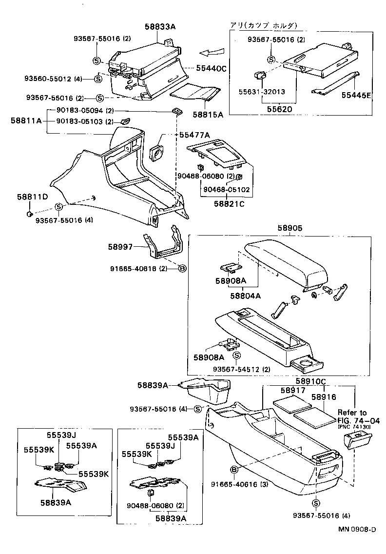 Console Box & Bracket