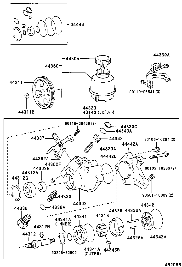 Vane Pump & Reservoir