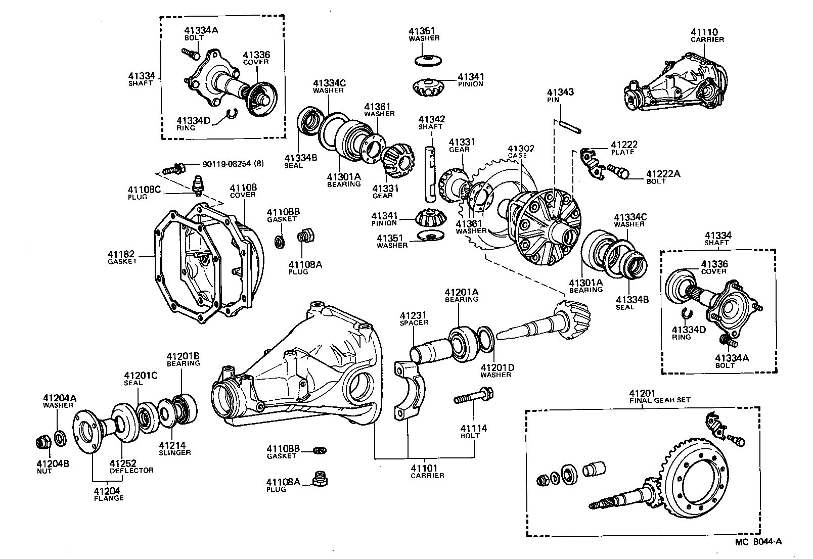 Rear Axle Housing Differential