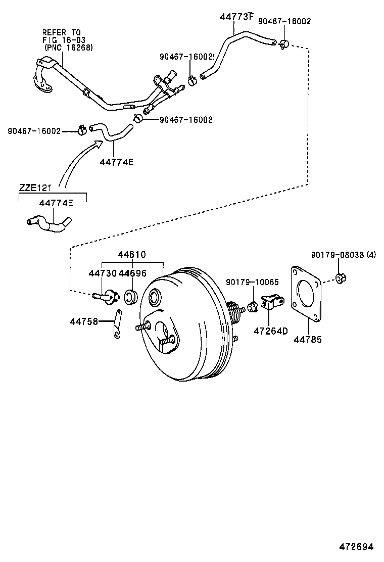 Brake Booster & Vacuum Tube