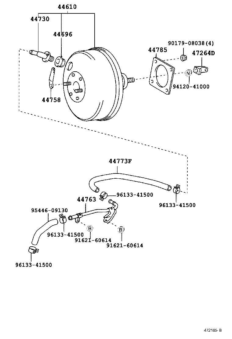 Brake Booster & Vacuum Tube