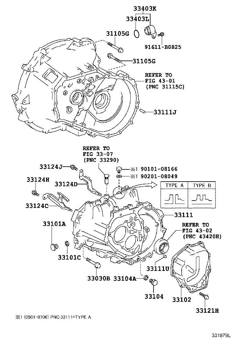 Clutch Housing + Transmission Case