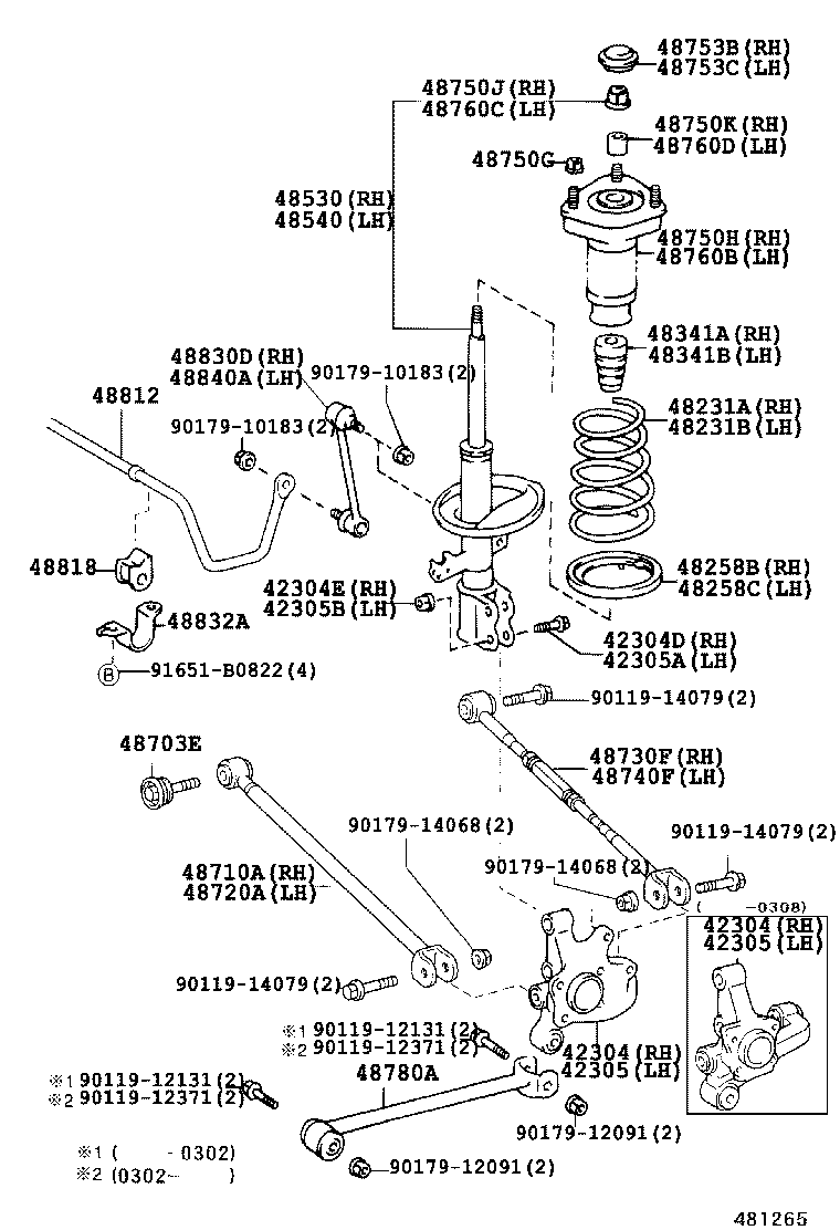 Rear Spring & Shock Absorber