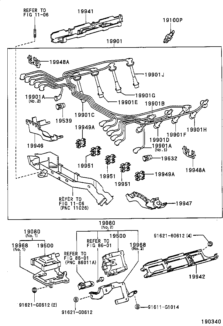 Ignition Coil Spark Plug Glow Plug