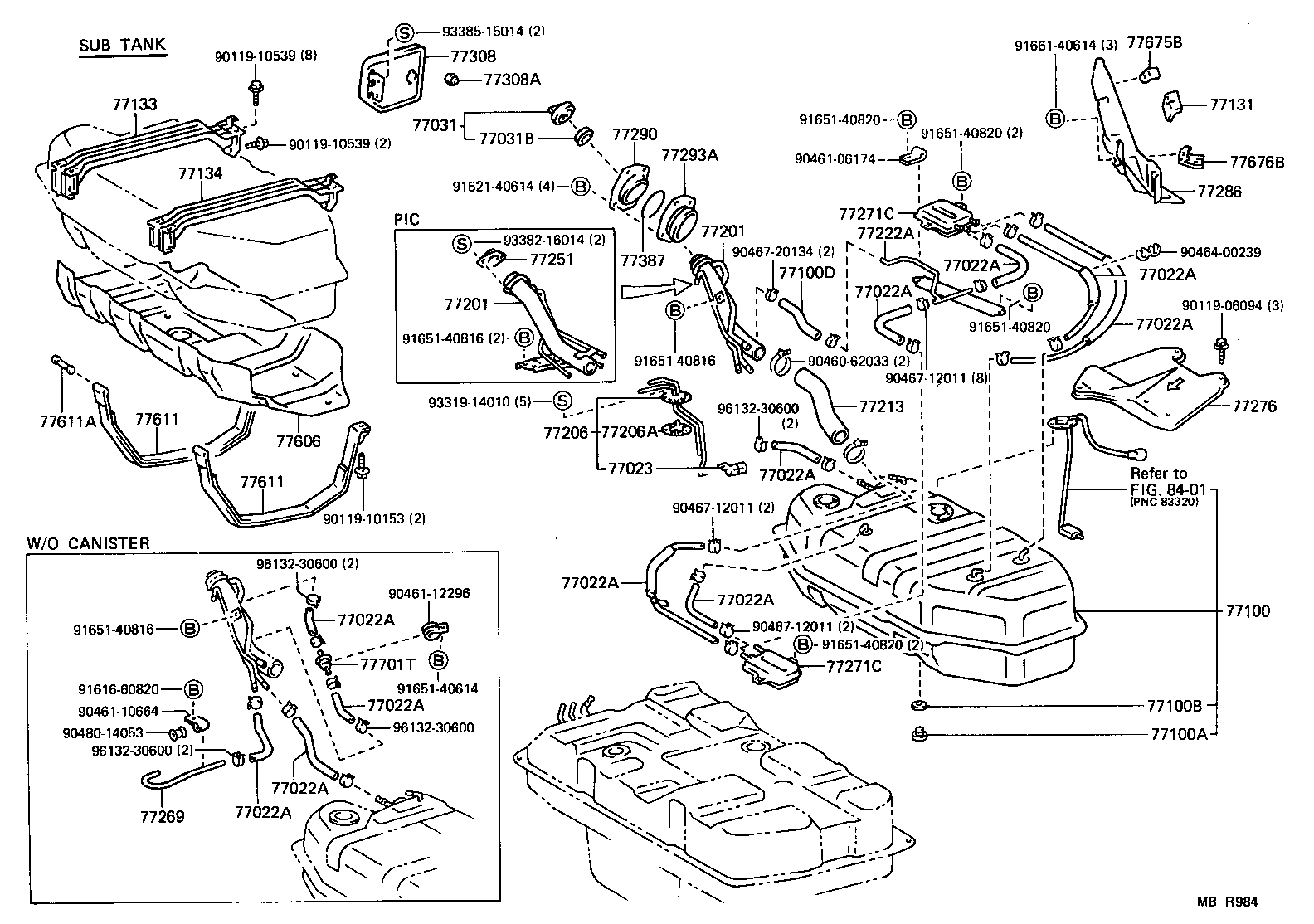 Fuel Tank & Tube
