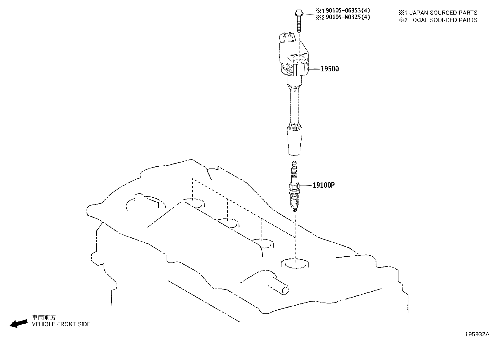 Ignition Coil Spark Plug Glow Plug