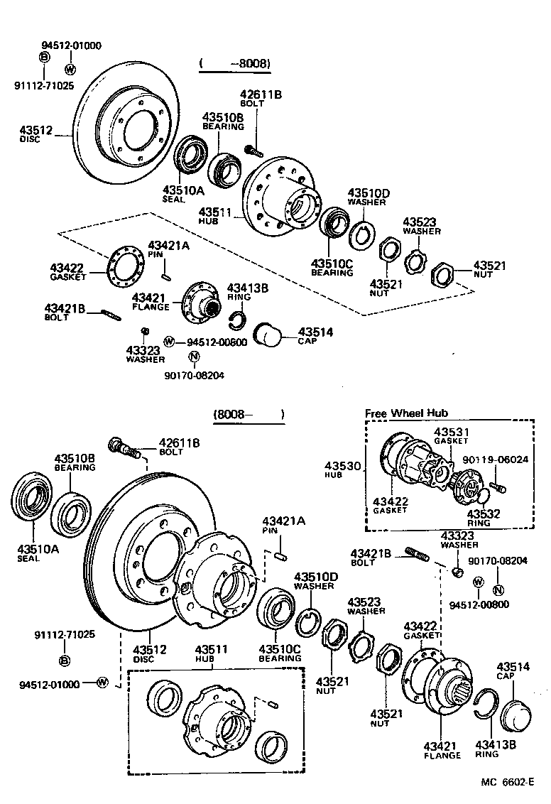 Front Axle Hub