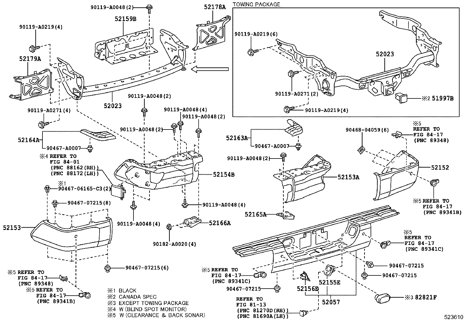 Rear Bumper & Bumper Stay