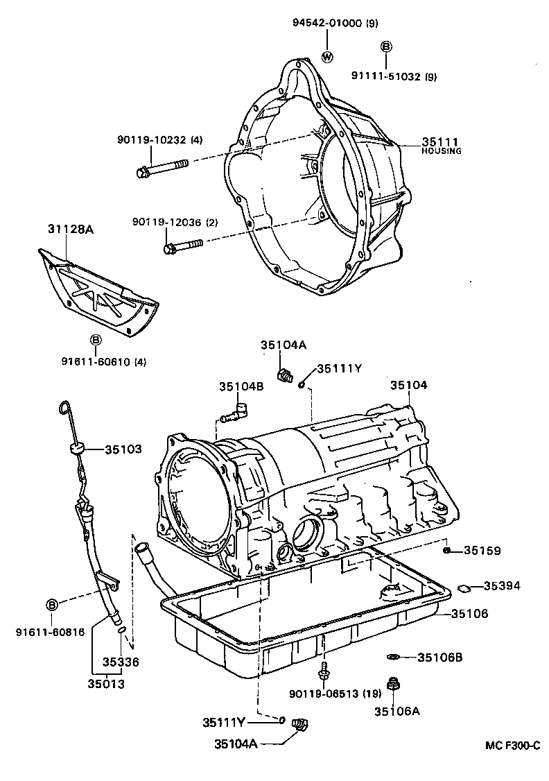 Transmission Case & Oil Pan