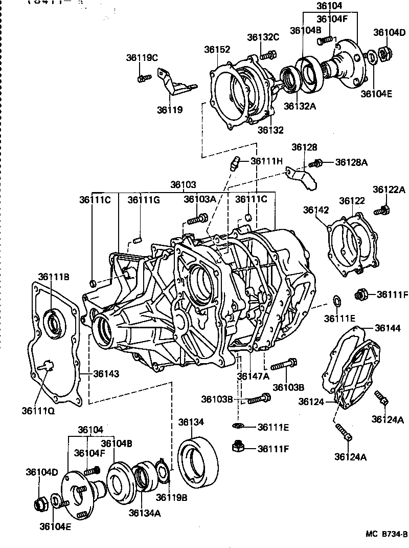 Transfer Case & Extension Housing