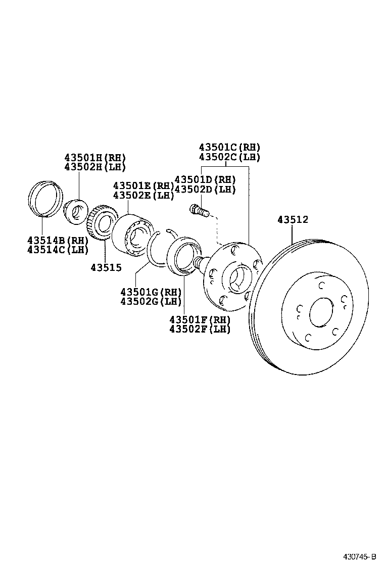 Front Axle Hub