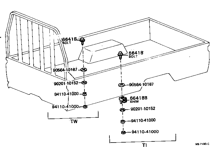 Rear Body Mounting