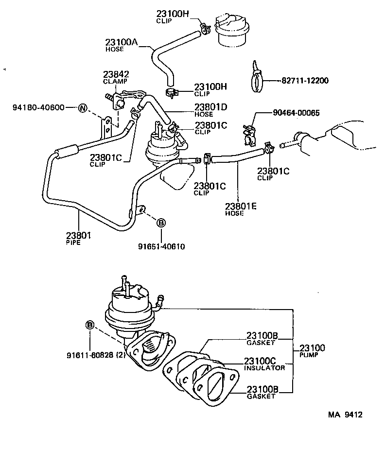 Fuel Pump & Pipe