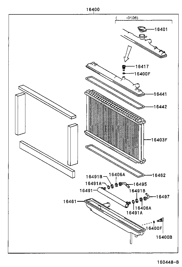 Radiator Water Outlet