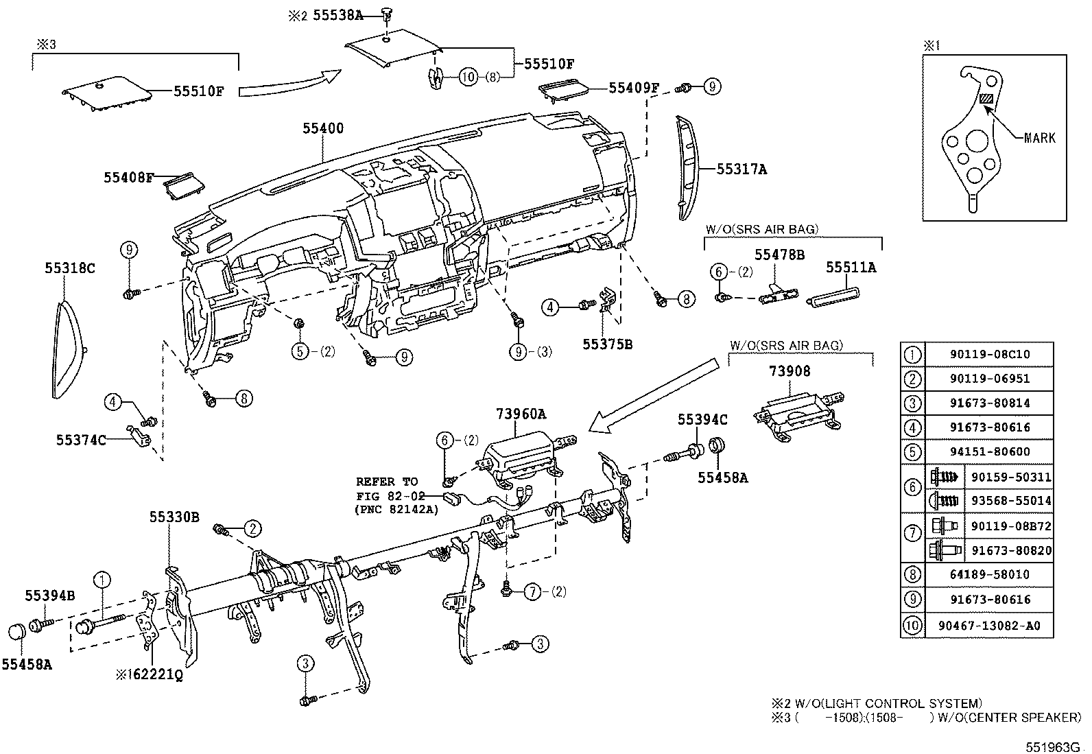 Instrument Panel Glove Compartment