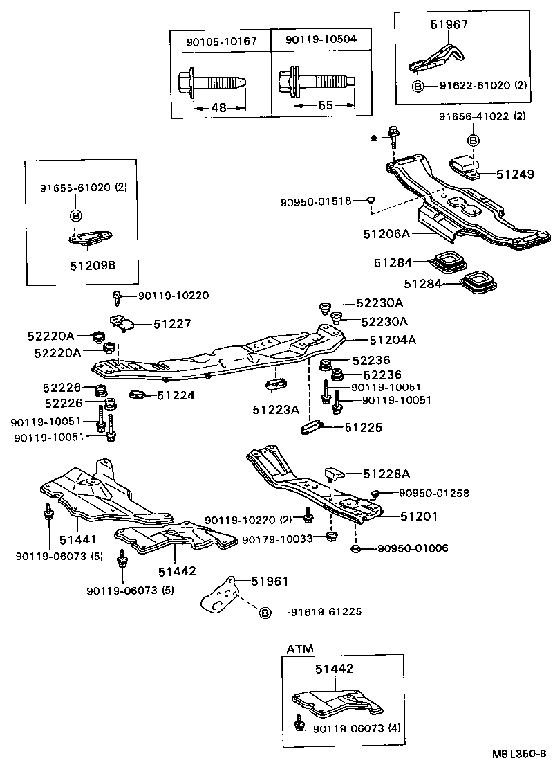 Suspension Crossmember & Under Cover